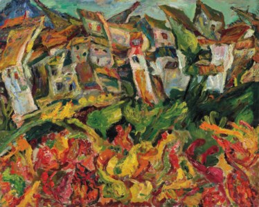 Chaim Soutine, Maisons aux toits pointus