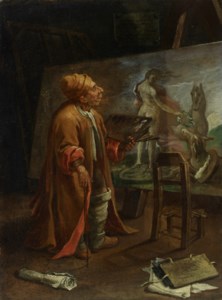 Paolo de Matteis in his studio