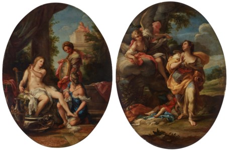 Bathsheba at the Bath; and The Angel Appearing to Hagar in the Wilderness