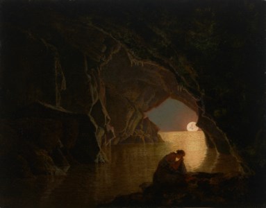 A grotto in the Gulf of Salerno, with the figure of Julia