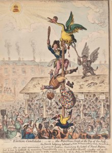 Election-Candidates;-or- The Republican-Goose at the Top of the Polae.