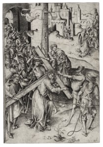 Christ carrying the Cross, from: The Passion