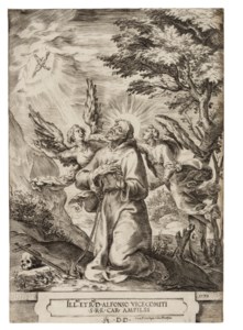 Saint Francis receiving the Stigmata