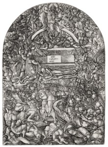Une étoile tombe et fait ouvrir l'Enfer, from: L'Apocalypse figurée