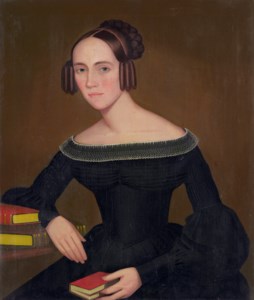 PORTRAIT OF A HAXTUN FAMILY MEMBER, PROBABLY SARAH E. HAXTUN (LATER MRS. ISAAC AKIN, 1824-1879)