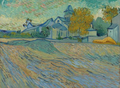 Van Gogh, Vue de l'asile et de la Chapelle de Saint-Rémy