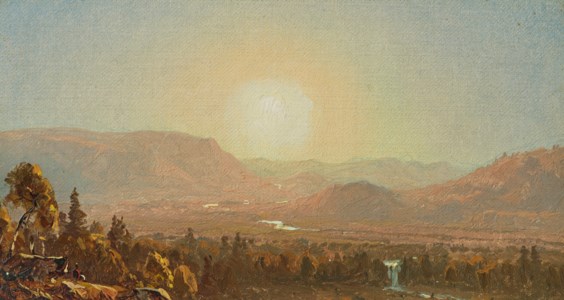 Sketch for 'A Catskill Study'
