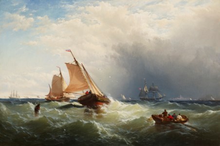 Squally Weather off North Haven, Bay of Fundy