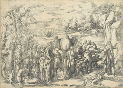 Moses Drawing Water from the Rock