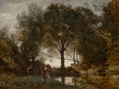 Jean-Baptiste-Camille Corot, Nymphes et faunes