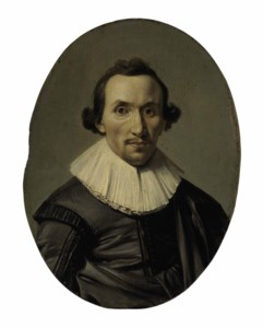Portrait of a gentleman, half-length, in black