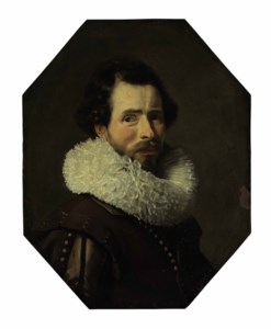 Thomas de Keyser, Portrait of a gentleman, bust-length, in a brown doublet and ruff