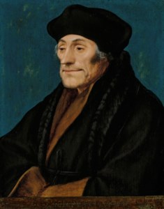 HANS HOLBEIN THE YOUNGERAND WORKSHOP, Portrait of Desiderius Erasmus (1466-1536), half-length