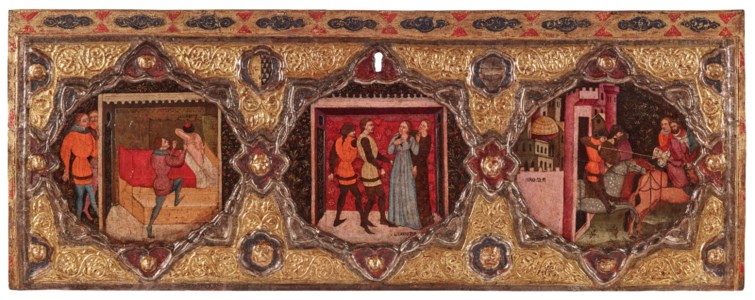 The story of Lucretia - a cassone front