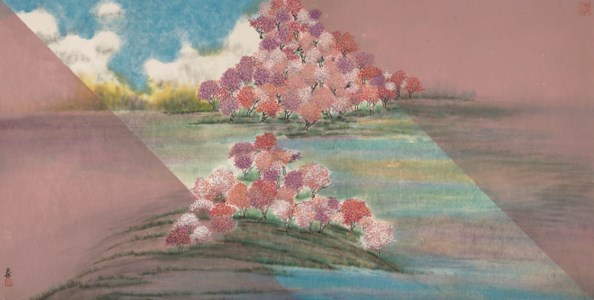 Peach Blossoms in Spring