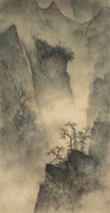 Mountains in Morning Mist
