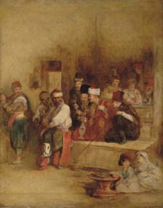 The Tartar Messenger narrating the fall of Acre, unfinished
