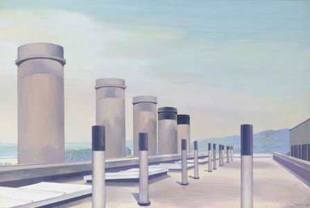 Charles Sheeler, Stacks in Procession
