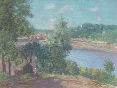 River Scene Near Norwich, Connecticut