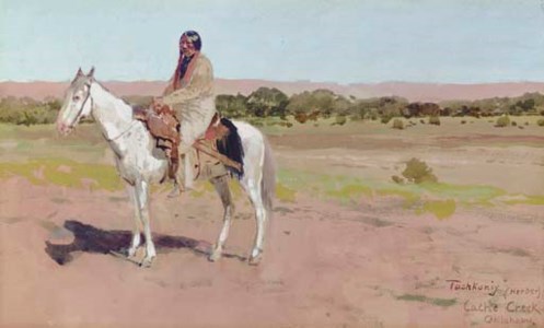 "Tashkoniy" (Herder), Cache Creek, Oklahoma