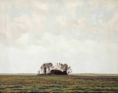 Landschap (boerderij in Eempolder)