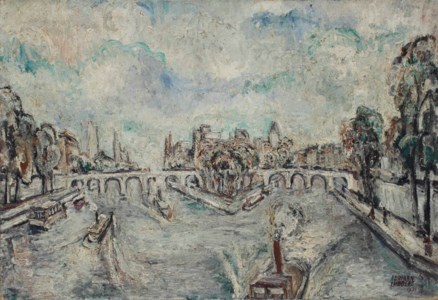 Ile de la Cité with the Pont Neuf, Paris