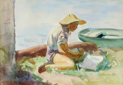Polly Saltonstall painting