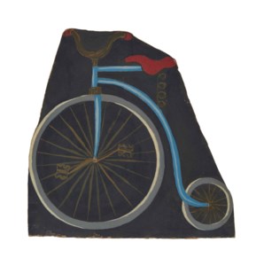 Vélocipède (Fragment de costume réalisé pour le Bal des Jeux chez le Comte et la Comtesse de Beaumont)
