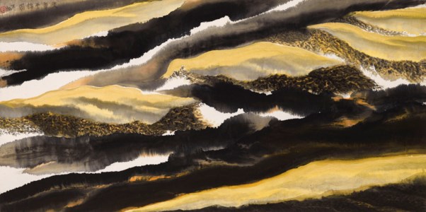 Heavenly Composition of Cloud Brocade No. 1