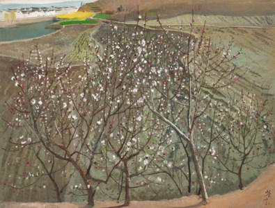 Wu Guanzhong, Peach Blossoms