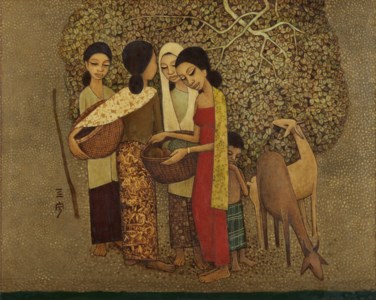 Cheong Soo Pieng, On the Way Home