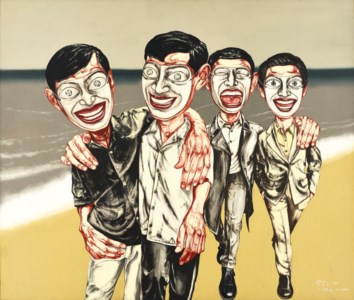 Zeng Fanzhi, Mask Series No.4