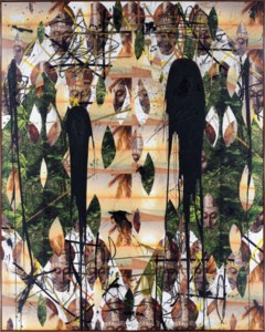 Rashid Johnson, Untitled Mask Collage