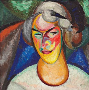 Portrait of Wanda Monastirskaia-Bgomazova (c.1890-1980)