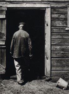 Uncle Harry Entering Barn, 1947