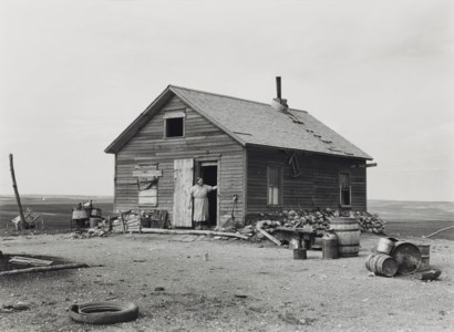 Company Housing in Coal Camp, Appalachia, 1946; and Farm House, North Dakota, 1939