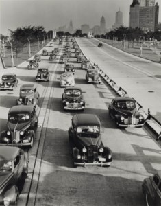 Chicago, Lake Shore Drive, looking South from North Ave., 1941
