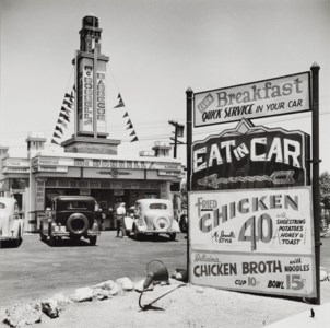 Early Drive-in, Hollywood, 1935