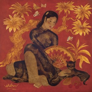 Lady with a Fan