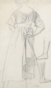 Study of a woman from behind