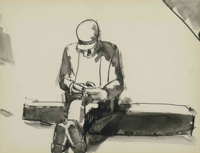 Seated miner