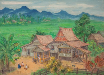 View of the Kampung