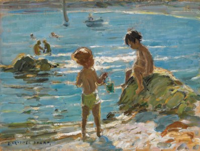 At the water's edge
