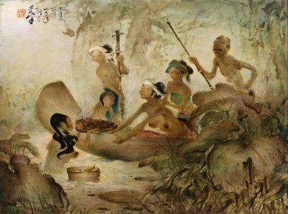 Lee Man Fong, Panen Lotus (Lotus Harvest)