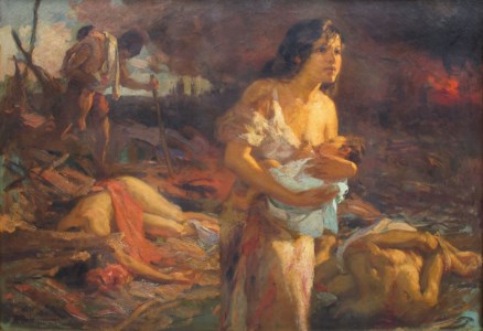 FERNANDO CUETO AMORSOLO, Hope in the Ruins of Manila