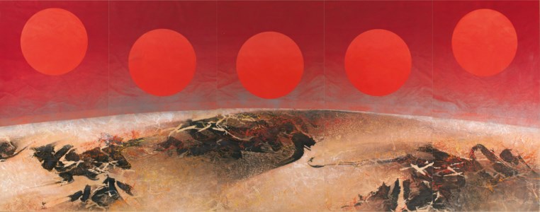 Liu Kuo-sung 刘国松, Midnight Sun III