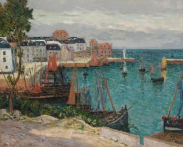 Le port de Sauzon, Belle-Îsle en Mer