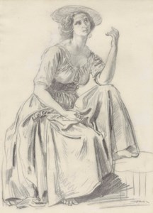 Dorelia Seated