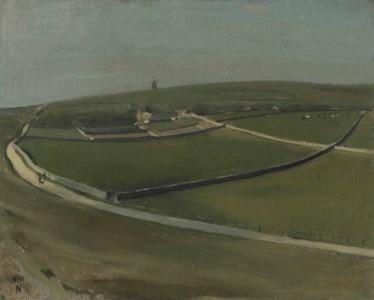 The Downs with Distant Windmill, Rottingdean