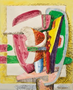 Composition, Etude pour une sculpture
